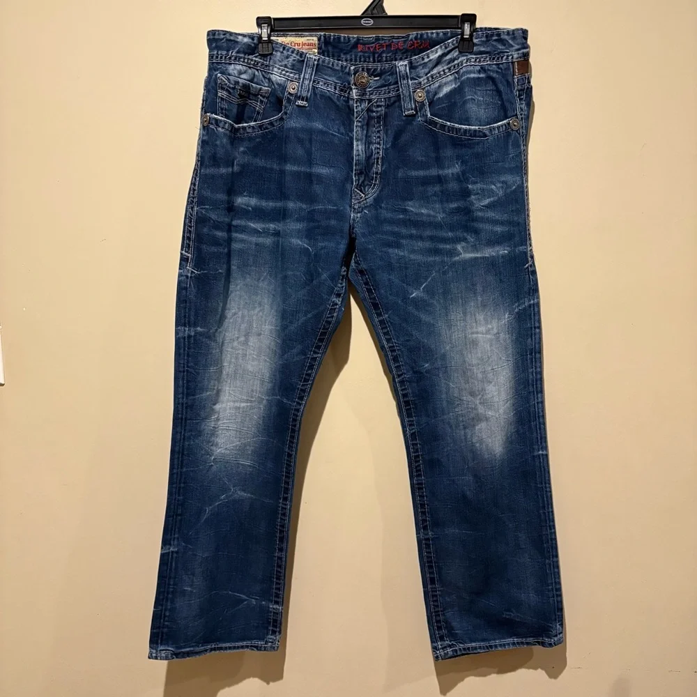 Rivet de Cru Andrew relaxed straight men's jeans size 40x32